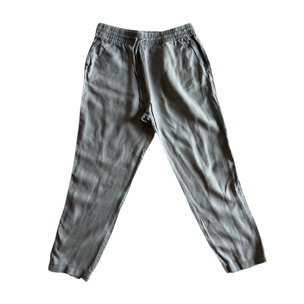 H&M Cropped Linen Pants